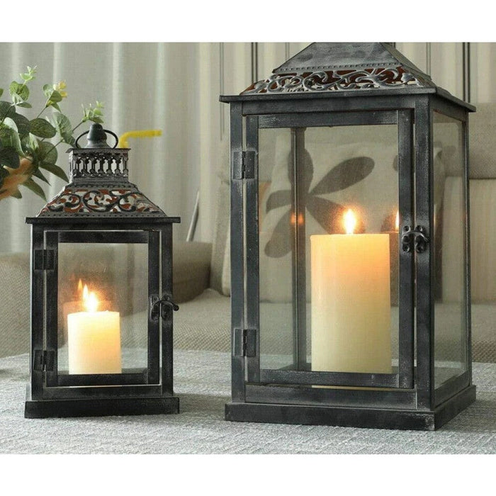 Wrought Iron Candle Holder For Garden