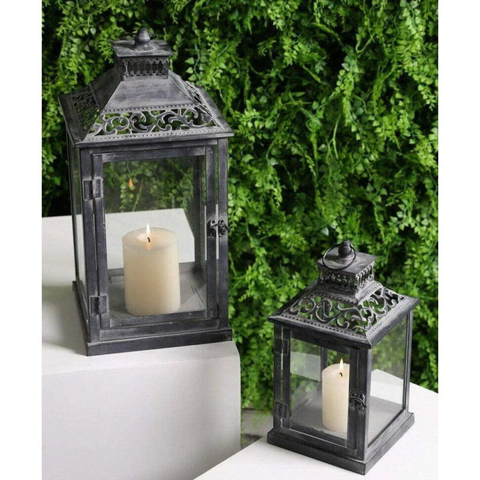 Wrought Iron Candle Holder For Garden