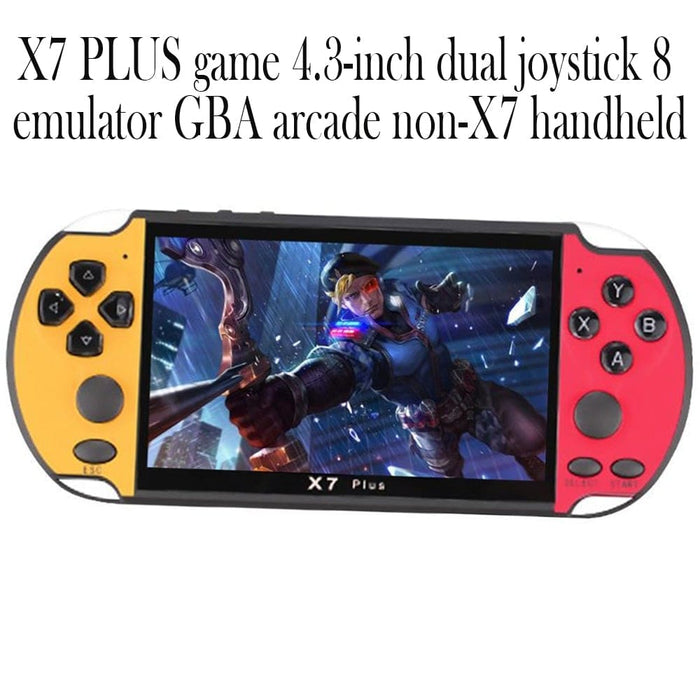 X7 plus Game 4.3-inch Dual Joystick 8 Emulator Gba Arcade 