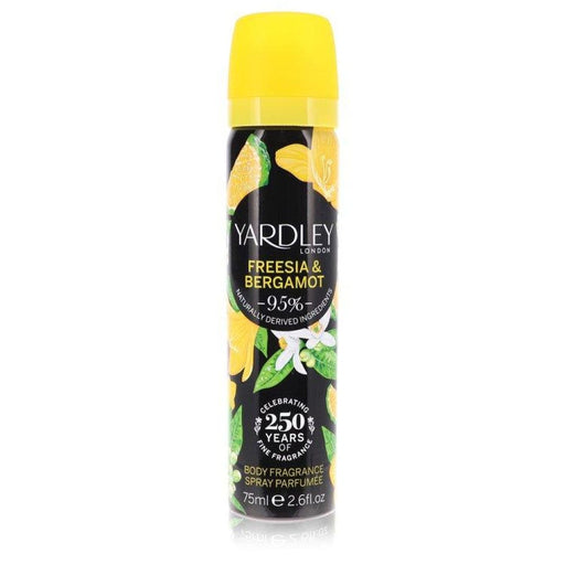 Yardley Freesia & Bergamot Body Fragrance Spray By London